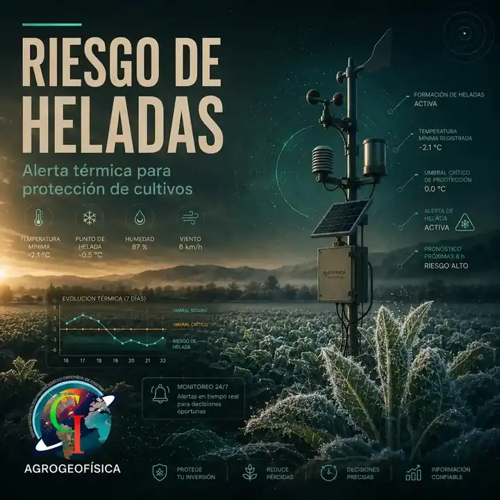 Riesgo de heladas