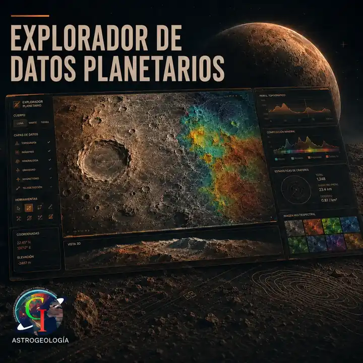 Explorador de datos planetarios